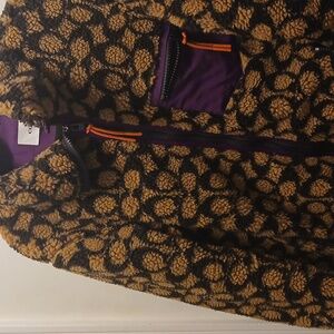 Fleece Jacket  Size M Brown